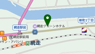 明治安田生命保険相互会社釧路支社網走営業所の地図画像