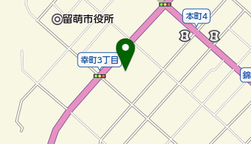 留萌キリスト教会の地図画像