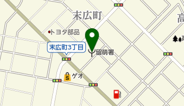 留萌消防組合 消防本部の地図画像