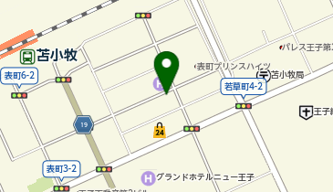 日本カイロプラクティックセンター苫小牧中央の地図画像