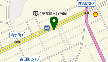 貸衣裳の雪輪の地図画像