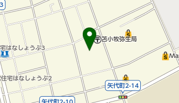 日本キリスト教団苫小牧弥生教会の地図画像