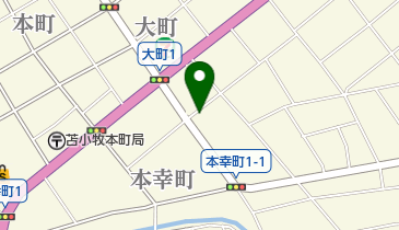 ミツワクリーニング店の地図画像