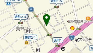 ブティックながやま 本店の地図画像