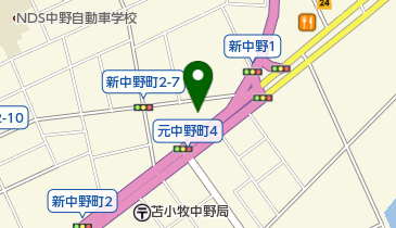 未来書房新中野店の地図画像