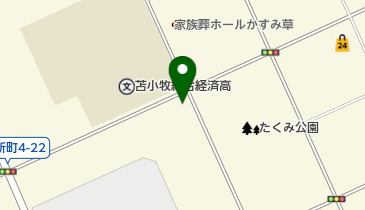 苫小牧地区自動車整備協同組合の地図画像