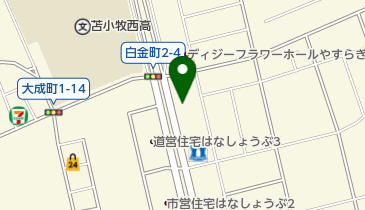 キング写真館の地図画像