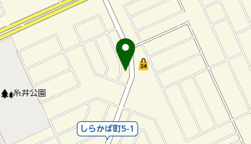 ふじの食堂しらかば店の地図画像