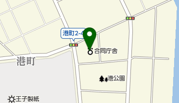 横浜植物防疫所札幌支所室蘭・苫小牧出張所の地図画像