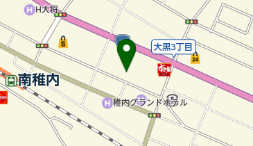 なかせき商事株式会社わっかない給油所の地図画像