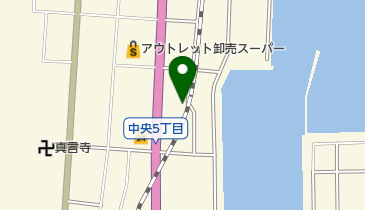 有限会社電器のクマナカの地図画像