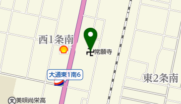 常願寺の地図画像