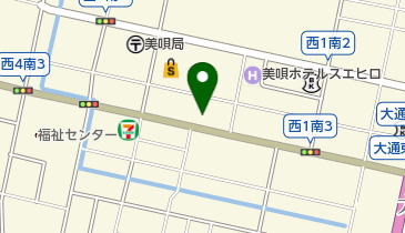 オアシス美容室の地図画像