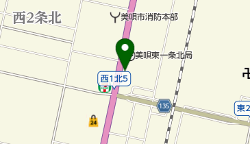 若山理容院の地図画像