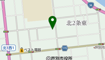 井上はり灸あんま治療院の地図画像