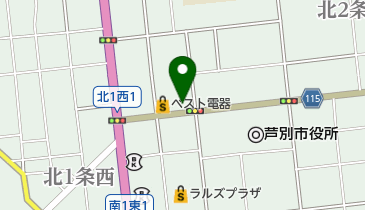 岡本印舗の地図画像