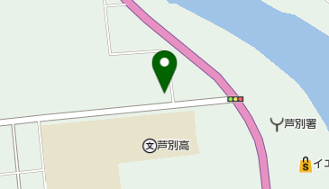 芦別高校の地図画像