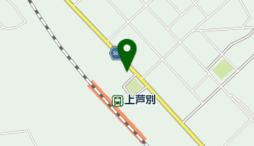 上芦別キリスト教会の地図画像