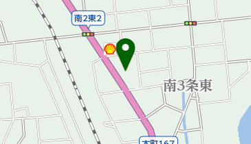 芦別タイヤの地図画像