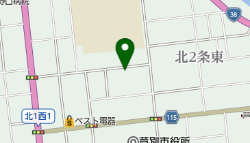 ビューティーサロンきょうこの地図画像