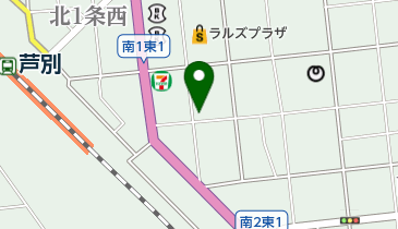 みうら美容院の地図画像