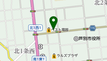 カトレア理容院の地図画像