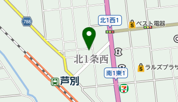 吉岡理容美容院の地図画像