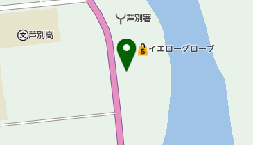 芦別市教育委員会学校給食センターの地図画像