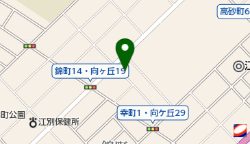 味のあおきの地図画像