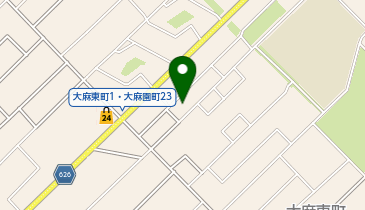 大麻第二住区会館の地図画像