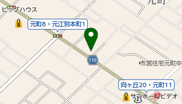 有限会社江別市場の地図画像