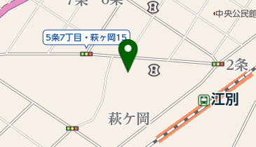 江別神社の地図画像