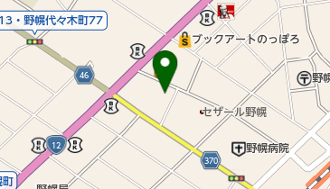 SNACKこんぱくとの地図画像