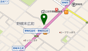 有限会社うなやま生花の地図画像