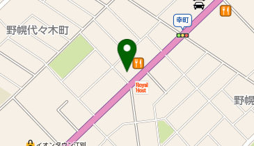 メガネのプリンス江別店の地図画像