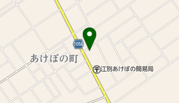 カットハウスふらっとの地図画像