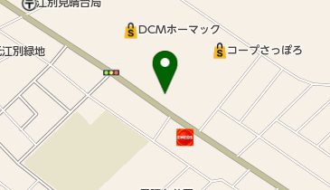 そば天国松乃家江別店の地図画像