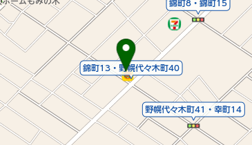 ピザハット野幌店の地図画像