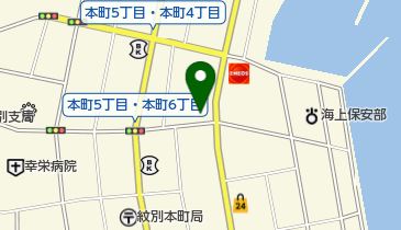 まるとみ渡辺水産直販店の地図画像