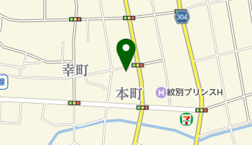 紋別神召キリスト教会の地図画像