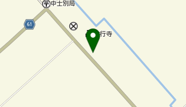 中士別郵便局の地図画像