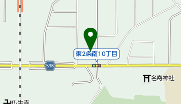 名寄聖書キリスト教会の地図画像