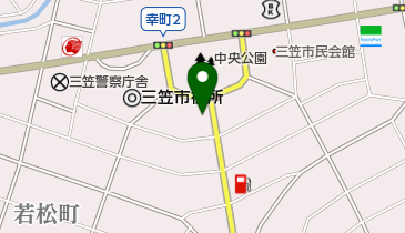 三笠薬局の地図画像