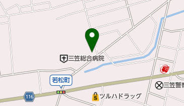 三笠薬局 榊調剤店の地図画像