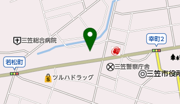 オガワ理容室の地図画像