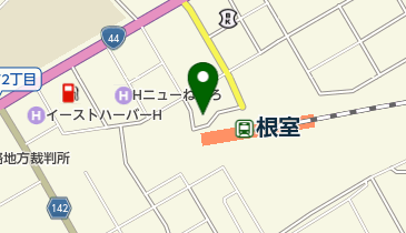 根室市観光協会の地図画像