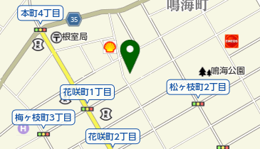 根室ムセン事務機の地図画像