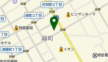 かねちょう佐藤染物店の地図画像