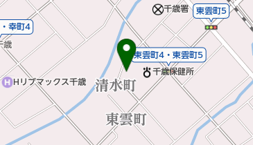 北海道千歳保健所の地図画像