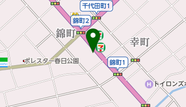 千歳薬房の地図画像